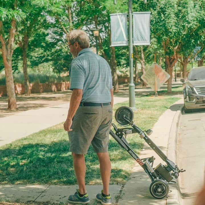 SNAPnGO Sport Edition Mobility Scooter – Lightweight, FAA Approved, 13-Mile Range 3 Wheel Mobility Scooters 15