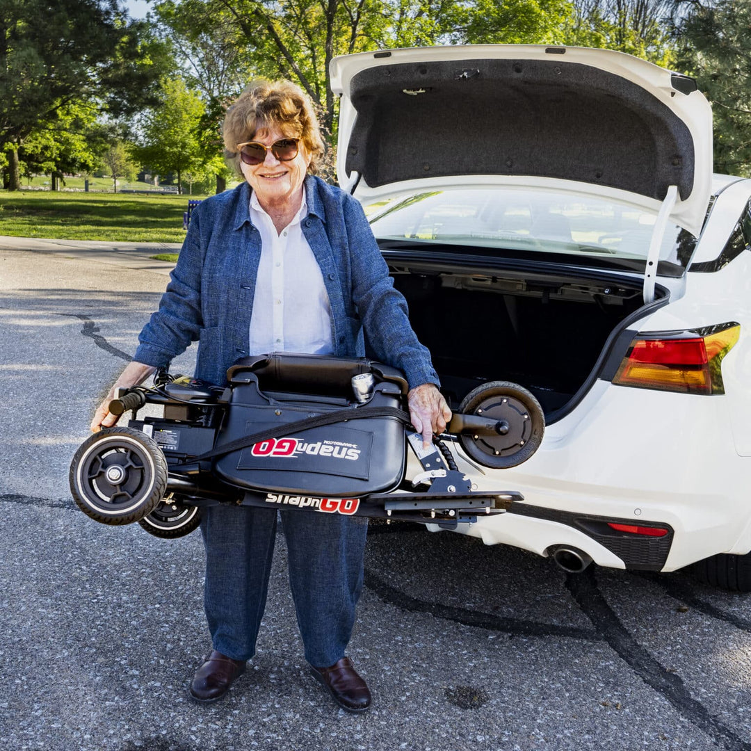 SNAPnGO Sport Edition Mobility Scooter – Lightweight, FAA Approved, 13-Mile Range 3 Wheel Mobility Scooters 12