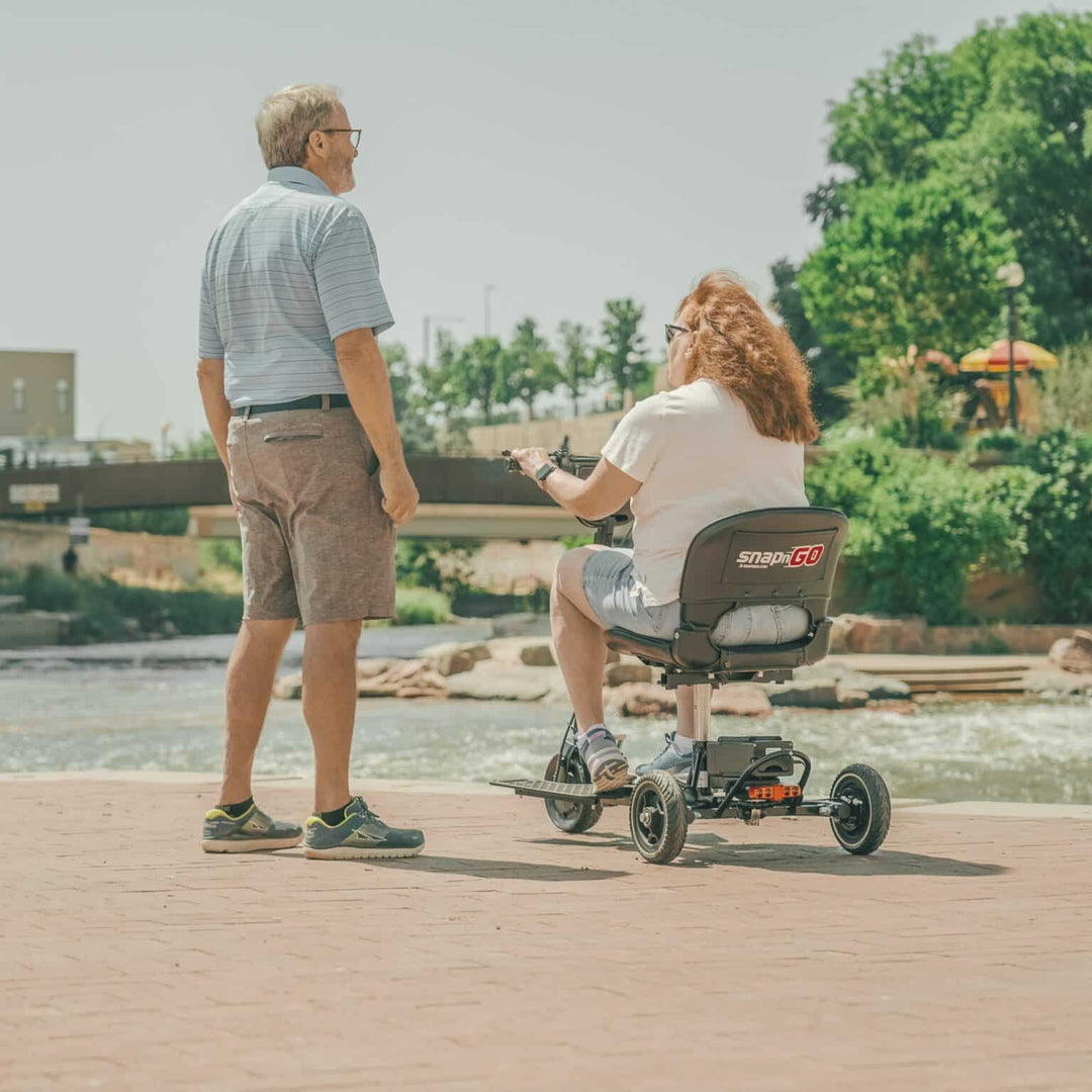 SNAPnGO Sport Edition Mobility Scooter – Lightweight, FAA Approved, 13-Mile Range 3 Wheel Mobility Scooters 13