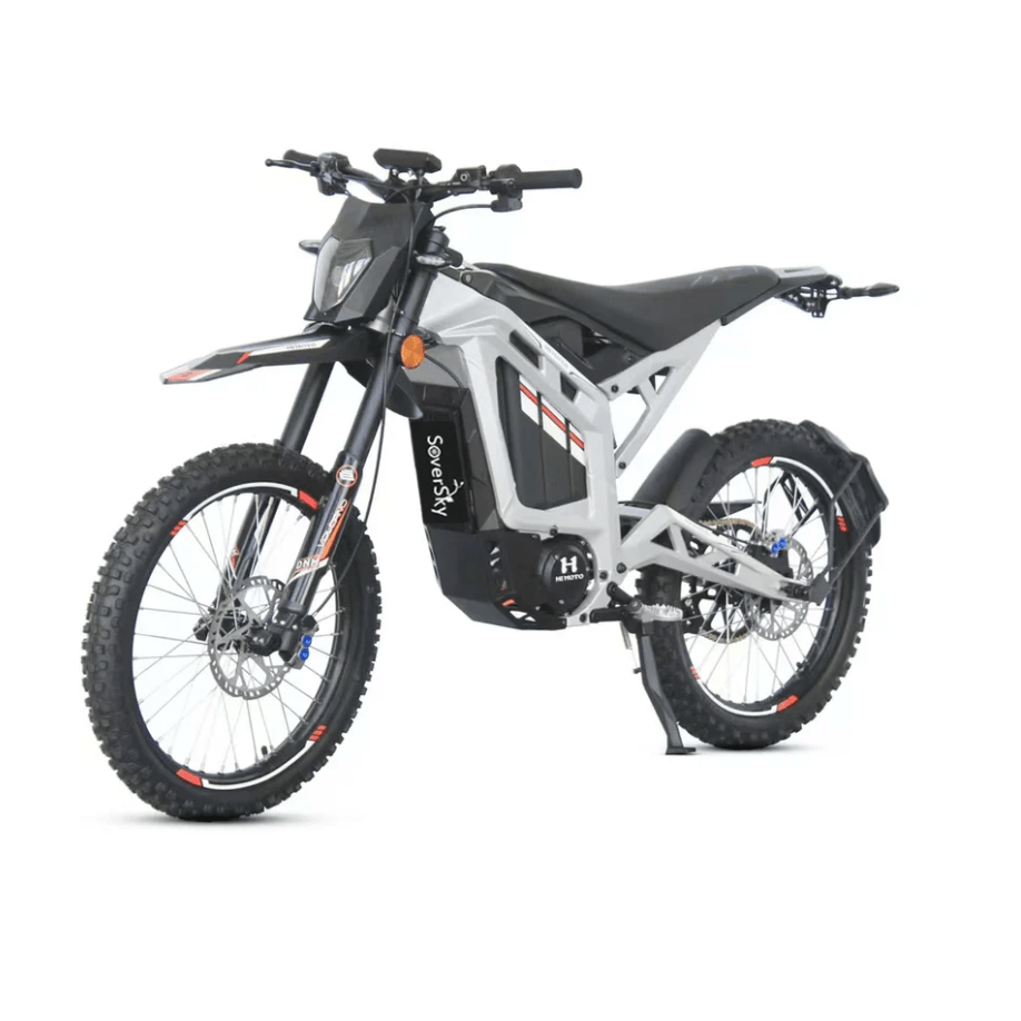 SoverSky AK100 Dirt MotorBike 12KW motor with Samsung 72V/55Ah battery SoverSky Dirt MotorBike White 1