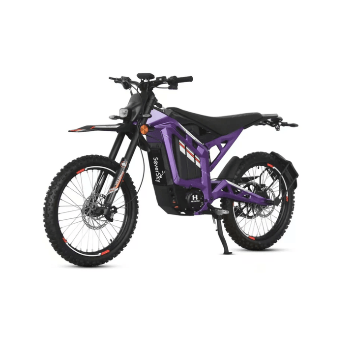 SoverSky AK100 Dirt MotorBike 12KW motor with Samsung 72V/55Ah battery SoverSky Dirt MotorBike Grey 2