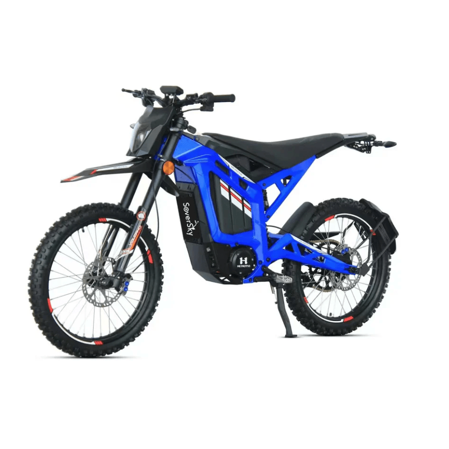 SoverSky AK100 Dirt MotorBike 12KW motor with Samsung 72V/55Ah battery SoverSky Dirt MotorBike Blue 3