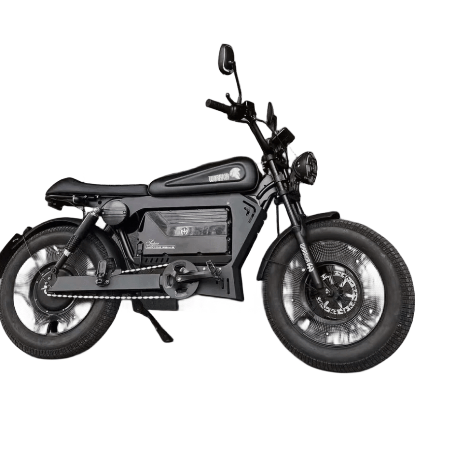 SoverSky Knight Black Warrior Electric Fat Tire Bike SoverSky Lithium Bike 1