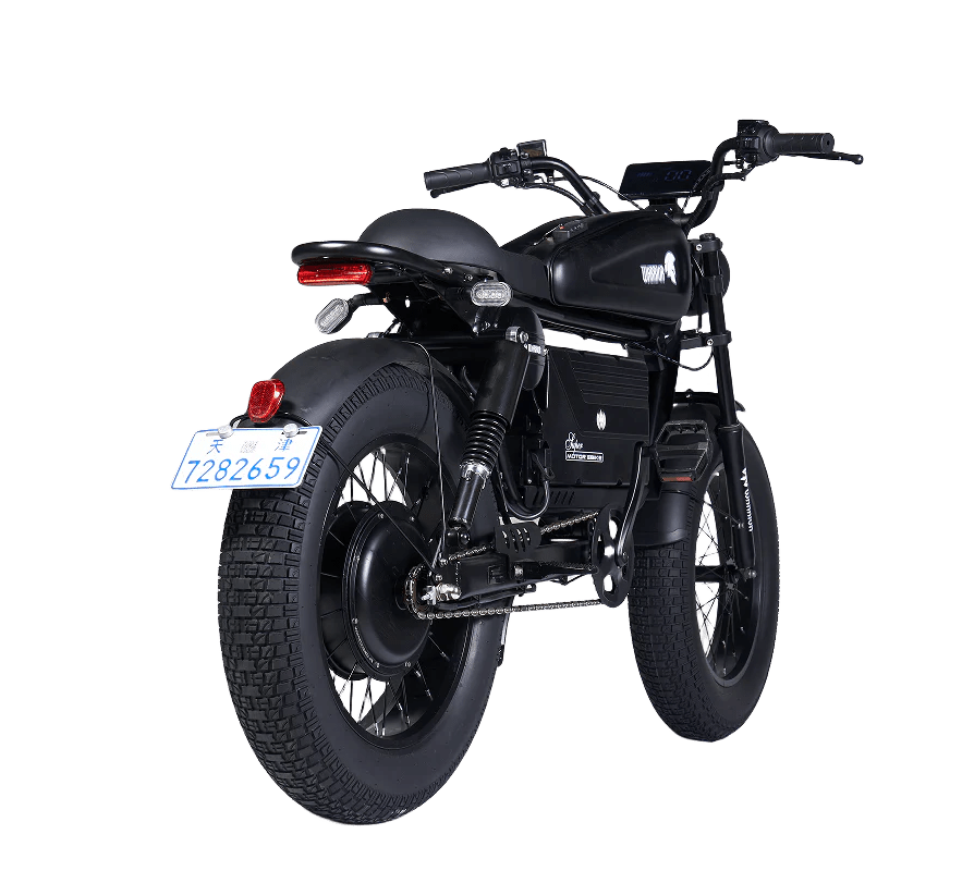 SoverSky Knight Black Warrior Electric Fat Tire Bike SoverSky Lithium Bike 4