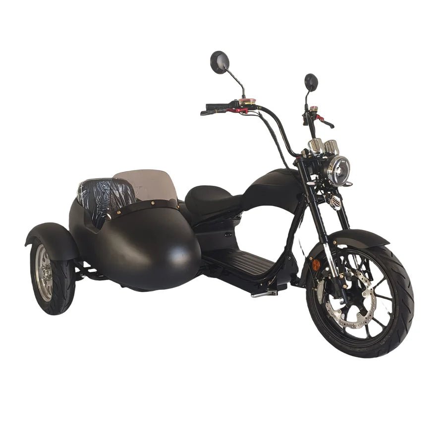 SoverSky MH3 4000W-45MPH Lithium Chopper Scooter Electric Motorcycle SoverSky Chopper Scooters With Sidecar 2