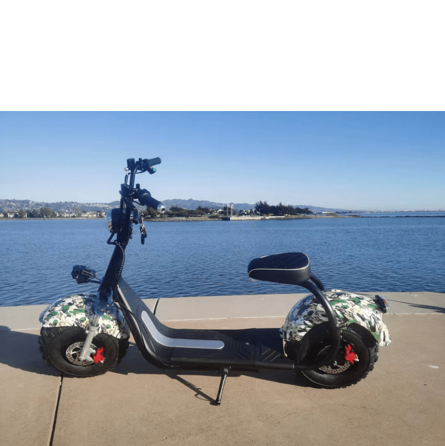 SoverSky |SL01 2000W Fat Tire Off-Road Citycoco E-Scooter SoverSky Chopper Scooters Red 2