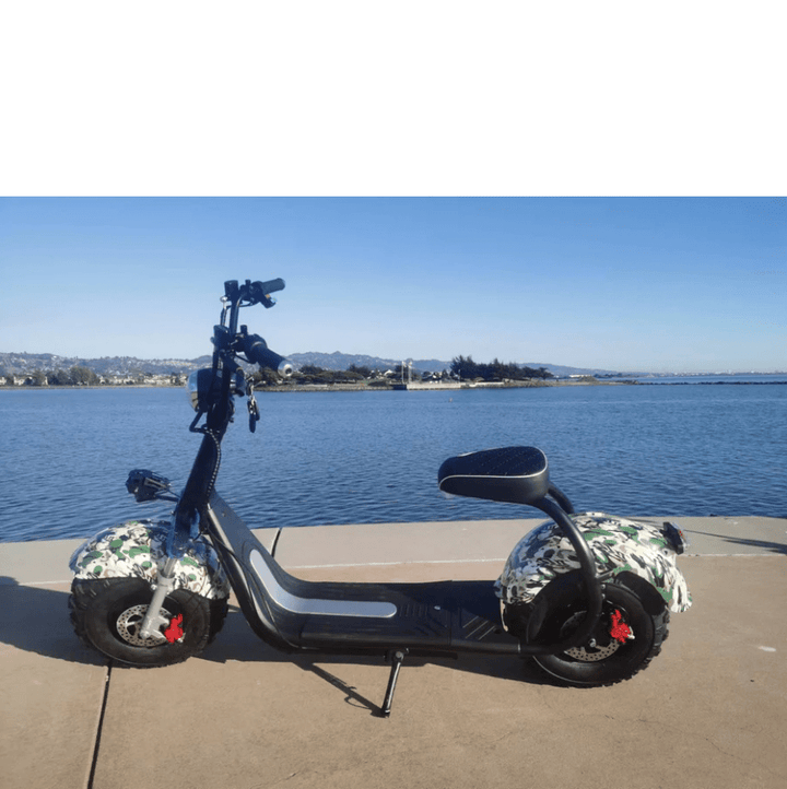 SoverSky |SL01 2000W Fat Tire Off-Road Citycoco E-Scooter SoverSky Chopper Scooters Red 2