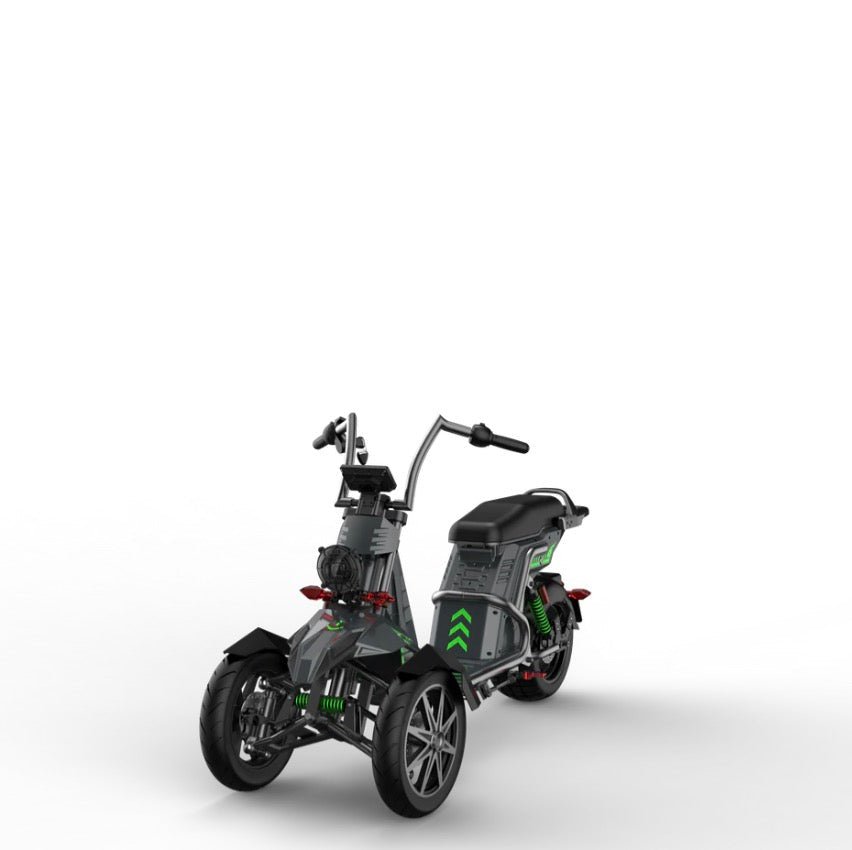 SoverSky T100 4000w Three Wheeled Motorcyle E-Trike 50Ah Li-Battery SoverSky Chopper Scooters Blue 8