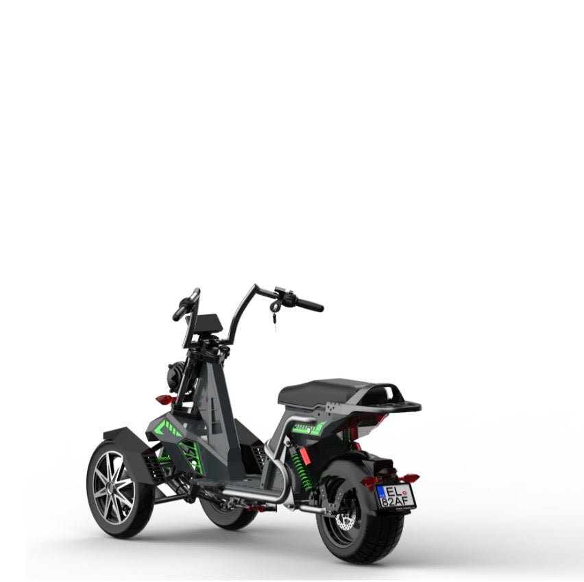 SoverSky T100 4000w Three Wheeled Motorcyle E-Trike 50Ah Li-Battery SoverSky Chopper Scooters Blue 6