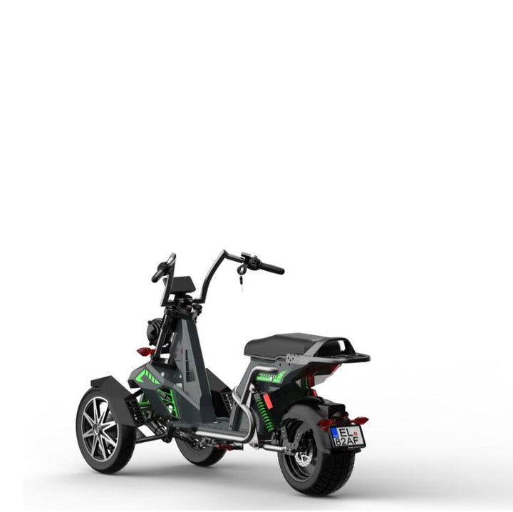 SoverSky T100 4000w Three Wheeled Motorcyle E-Trike 50Ah Li-Battery SoverSky Chopper Scooters Blue 6