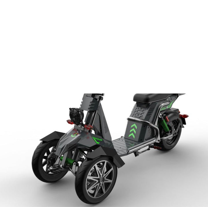 SoverSky T100 4000w Three Wheeled Motorcyle E-Trike 50Ah Li-Battery SoverSky Chopper Scooters Blue 4