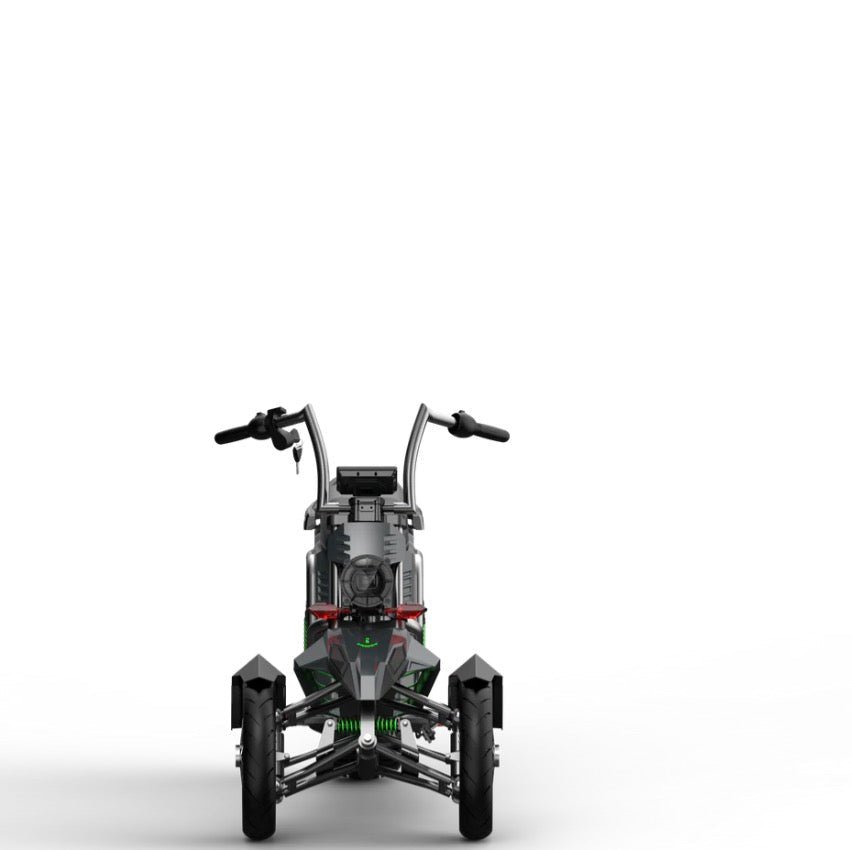 SoverSky T100 4000w Three Wheeled Motorcyle E-Trike 50Ah Li-Battery SoverSky Chopper Scooters Blue 7