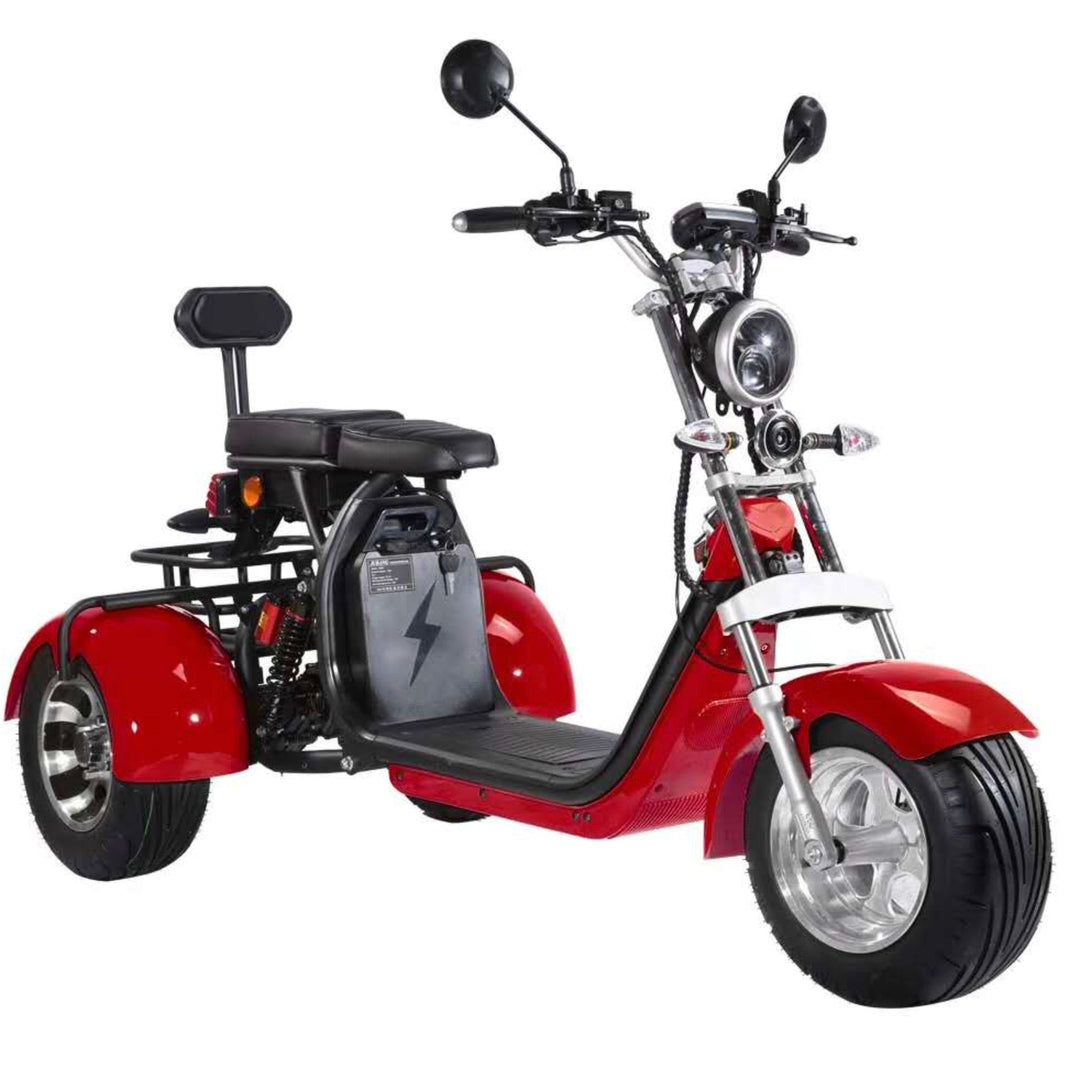SoverSky T7.1/T7.2 Electric Mobility Adult Trike 2000W SoverSky Chopper Scooters Strip Black 3