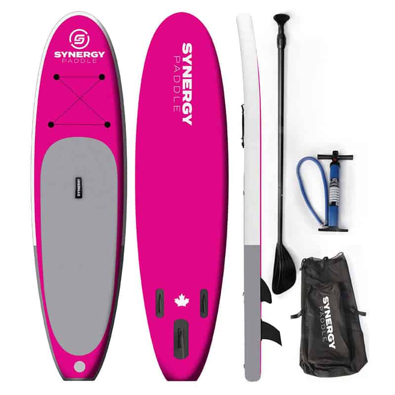 Synergy 10' Inflatable Paddle Board Synergy Inflatable Paddle Board 10' Inflatable Pink 1