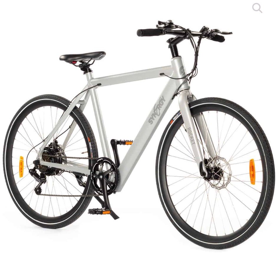 Synergy Bottle Rocket V7 Cruiser E-Bike Synergy Electric Bikes Gray 2