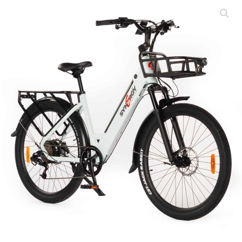 Synergy Commuter Low Step E-Bike Synergy Electric Bikes White 1