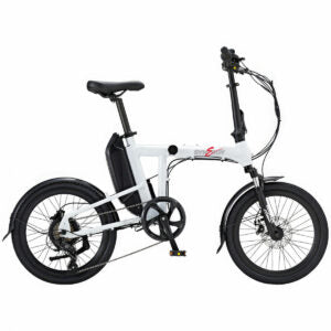 Synergy Ride X2 350W Folding E-Bike Synergy Electric Bikes White 3