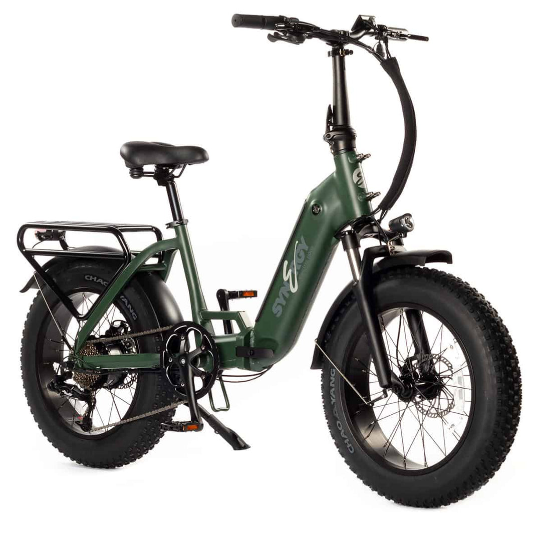 Synergy STEP V2 500W Folding E-Bike Synergy Electric Bikes Green 1