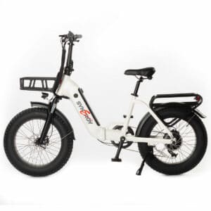 Synergy STEP V2 500W Folding E-Bike Synergy Electric Bikes White 11