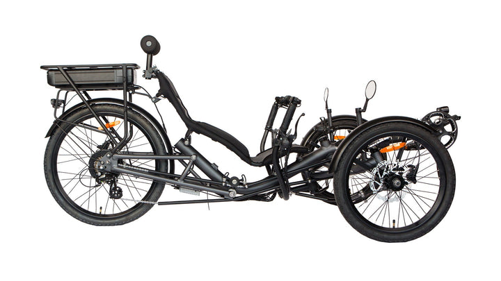 T1 Recumbent Trike Recumbent E-Trikes Dark Grey 3