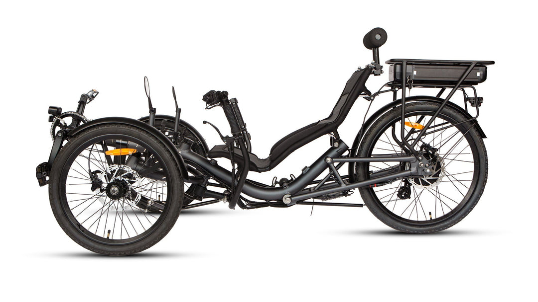 T1 Recumbent Trike Recumbent E-Trikes Dark Grey 4