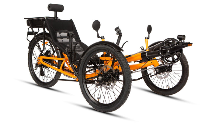 T1 Recumbent Trike Recumbent E-Trikes Orange 10