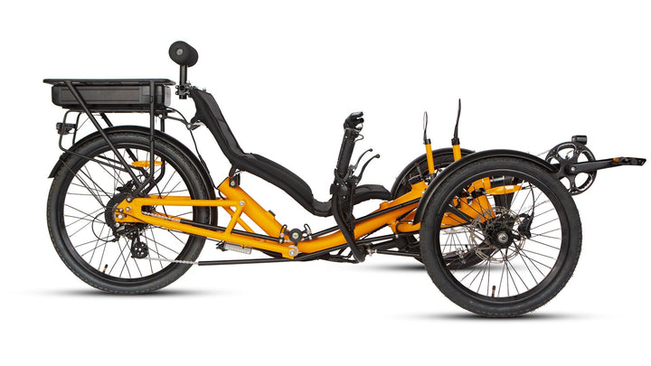 T1 Recumbent Trike Recumbent E-Trikes Orange 7