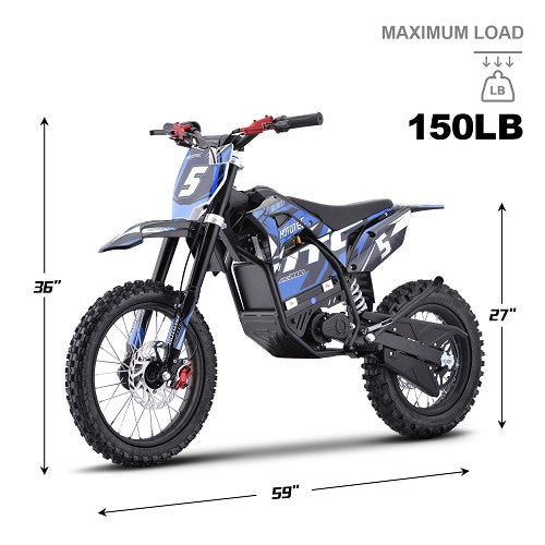 MotoTec| 60v 2000w Pro Electric Dirt Bike Lithium