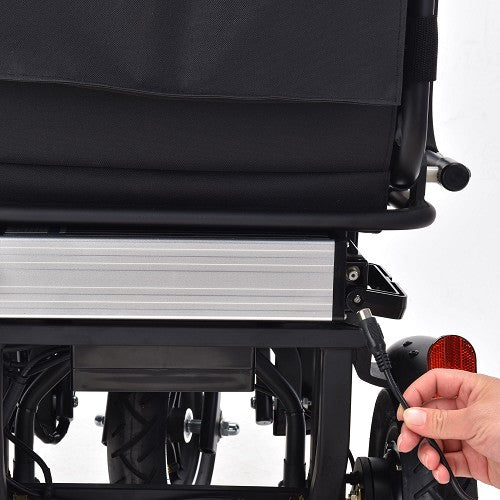 MotoTec| Folding Mobility Electric Trike 48v 700w Dual Motor Lithium Black