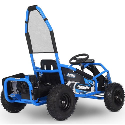 MotoTec| Mud Kids Electric 48v 1000w Go Kart Full Suspension