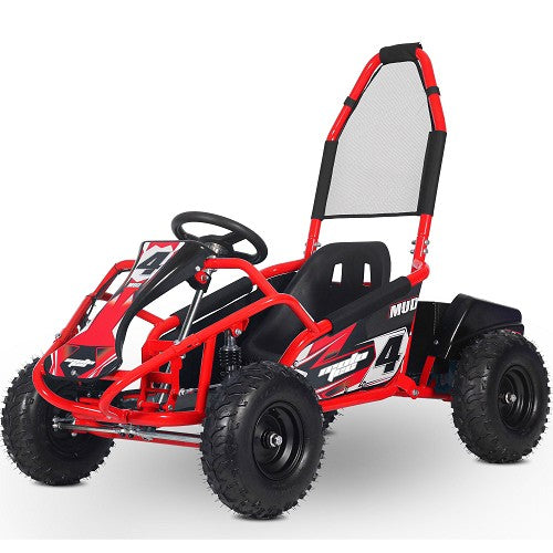 MotoTec| Mud Kids Electric 48v 1000w Go Kart Full Suspension