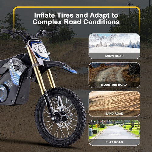 MotoTec| 48v 1800w Pro Electric Dirt Bike Lithium