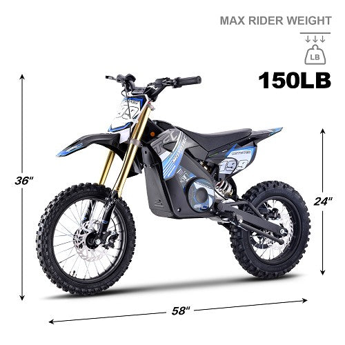 MotoTec| 48v 1800w Pro Electric Dirt Bike Lithium