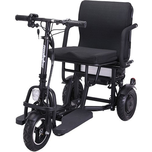 MotoTec| Folding Mobility Electric Trike 48v 700w Dual Motor Lithium Black
