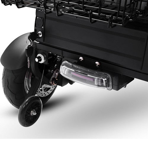 MotoTec| Folding Mobility Electric Trike 48v 1000w Dual Motor Lithium Black
