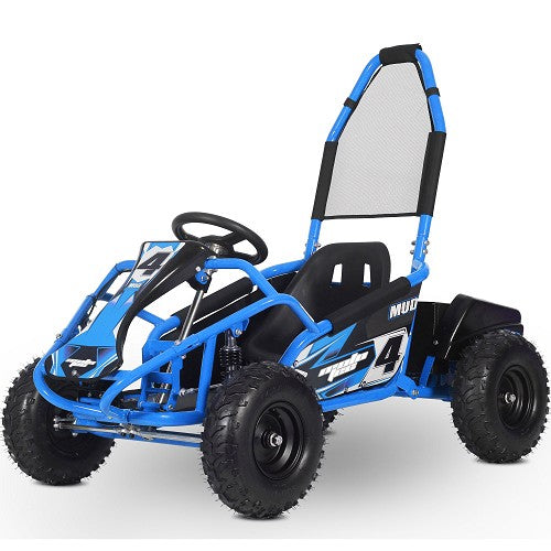 MotoTec| Mud Kids Electric 48v 1000w Go Kart Full Suspension