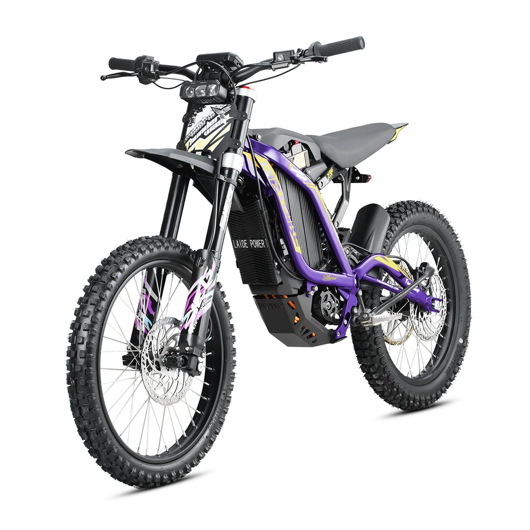 Thunderwasp XR 16 Bright High-power performance Electric Dirt Bike Dirt Electric Bikes Purple Voliet 12