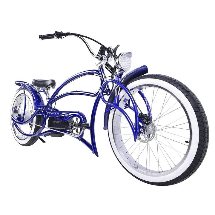 Tracer Beyond Pro 800W-1000W 26" Classic Stretch Chopper EBike