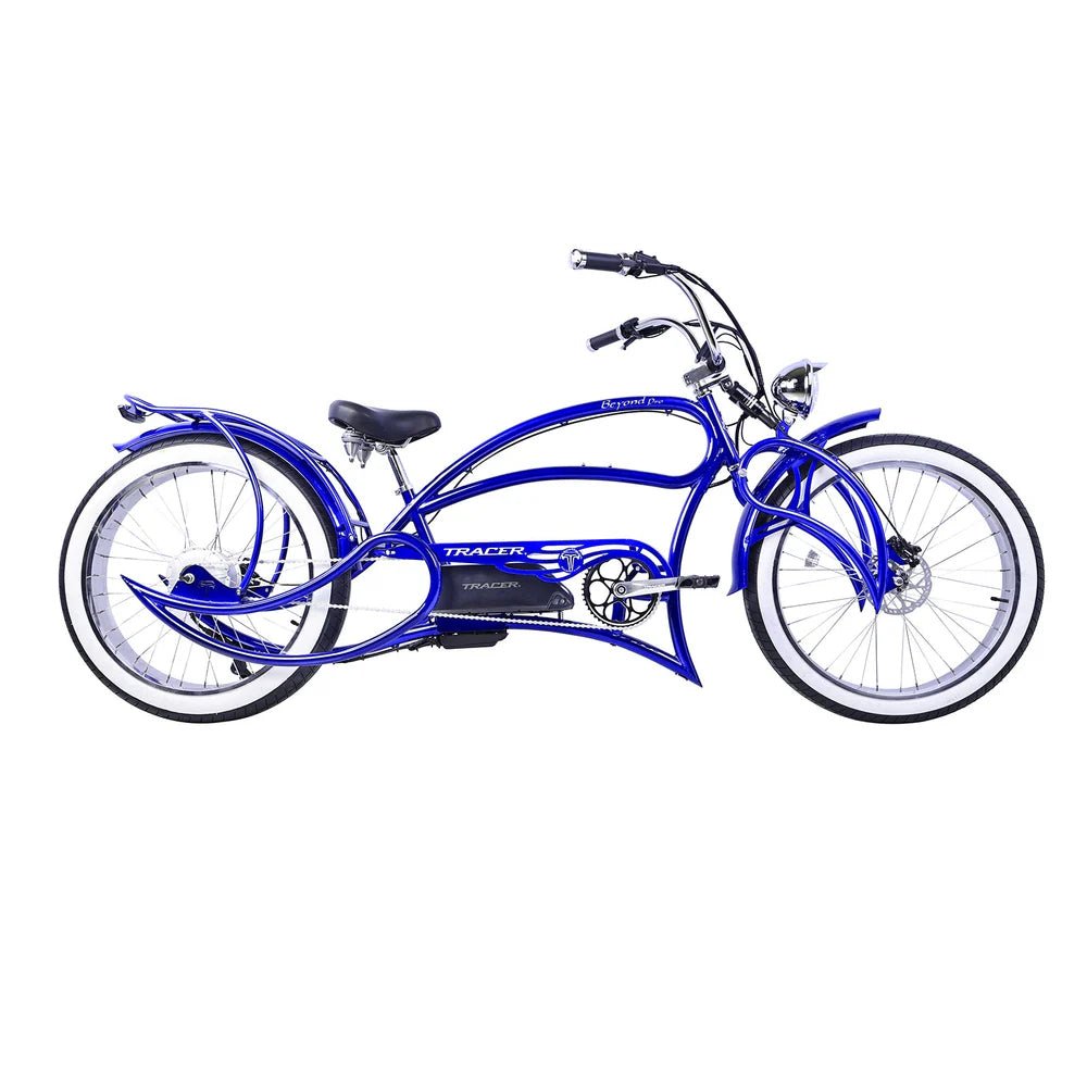 Tracer Beyond Pro 800W-1000W 26" Classic Stretch Chopper EBike