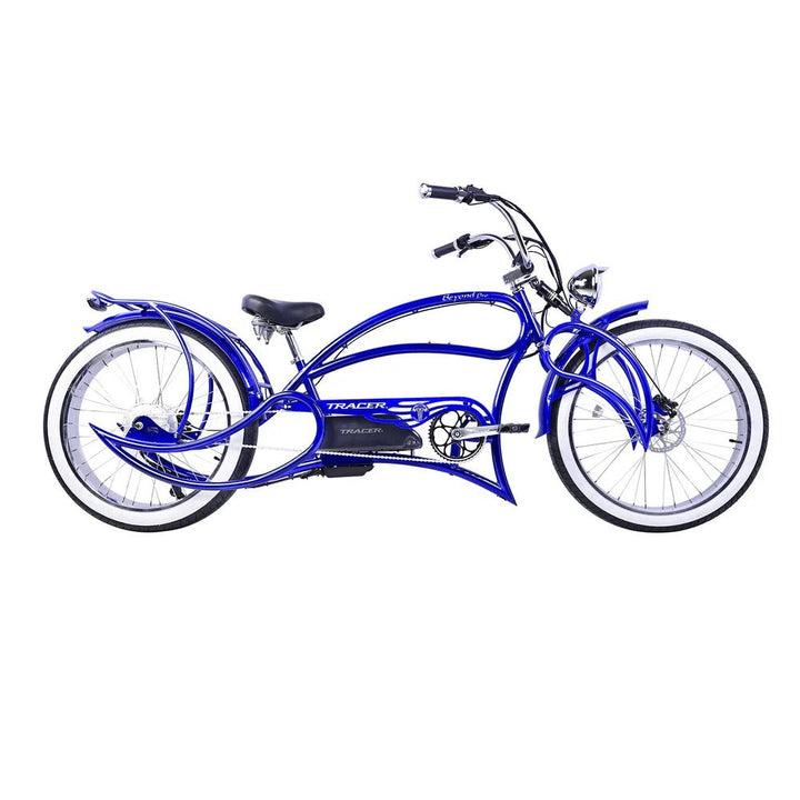Tracer Beyond Pro 800W-1000W 26" Classic Stretch Chopper EBike