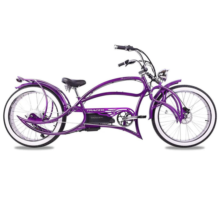 Tracer Beyond Pro 800W-1000W 26" Classic Stretch Chopper EBike
