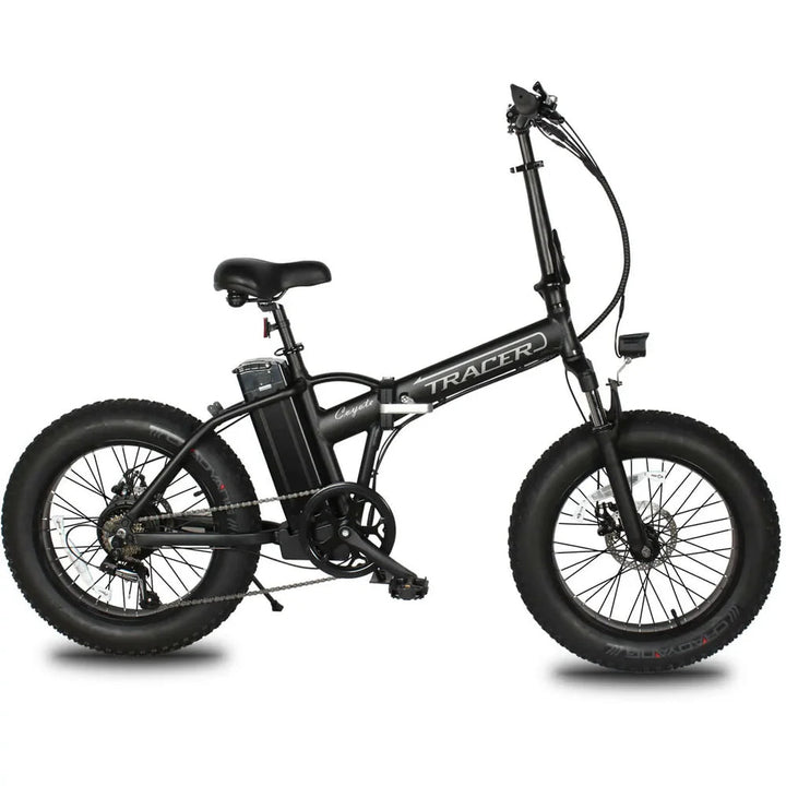 Tracer Coyote 20'' 500W Folding Electric Bike Folding Electric Bikes Matt Black 18