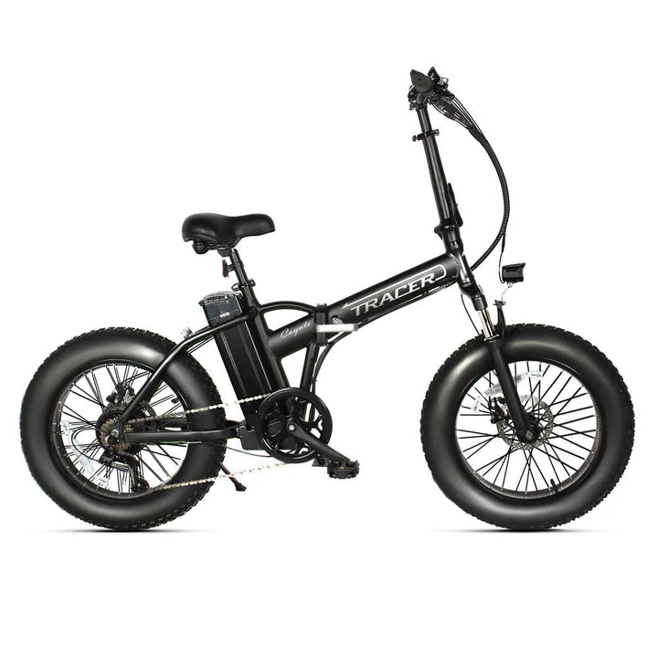 Tracer Coyote 20'' 500W Folding Electric Bike Folding Electric Bikes Matte Black/ Polish 17