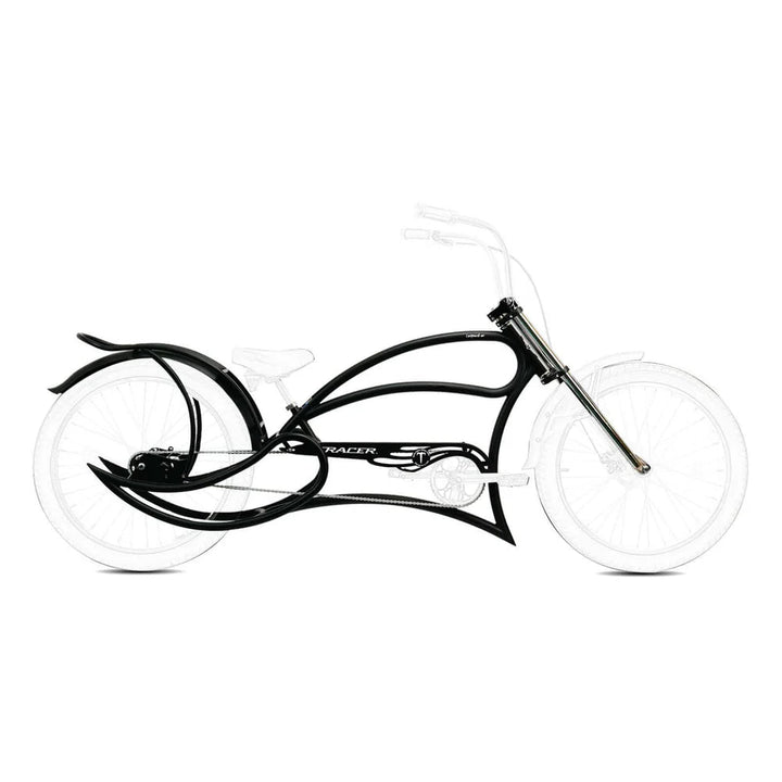 Tracer FM-Leopard GT 26" Stretch Beach Cruiser Steel Frame Triple Tree Fork and Guard