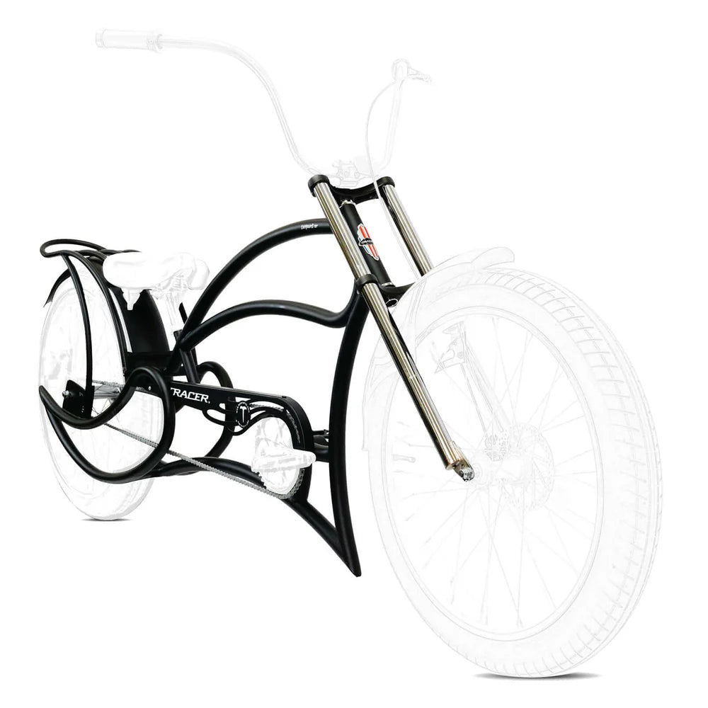 Tracer FM-Leopard GT 26" Stretch Beach Cruiser Steel Frame Triple Tree Fork and Guard Tracer Batteries & Accessories Blue 5
