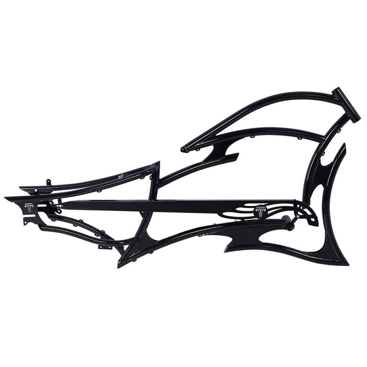Tracer FM-RAIDER-7 26" Stretch Cruiser Bikes Steel Frame Tracer Batteries & Accessories White 8