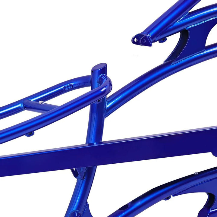 Tracer FM-RAIDER-7 26" Stretch Cruiser Bikes Steel Frame Tracer Batteries & Accessories White 17