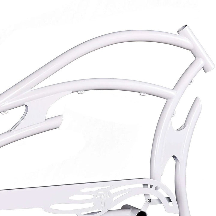 Tracer FM-RAIDER-7 26" Stretch Cruiser Bikes Steel Frame Tracer Batteries & Accessories White 32