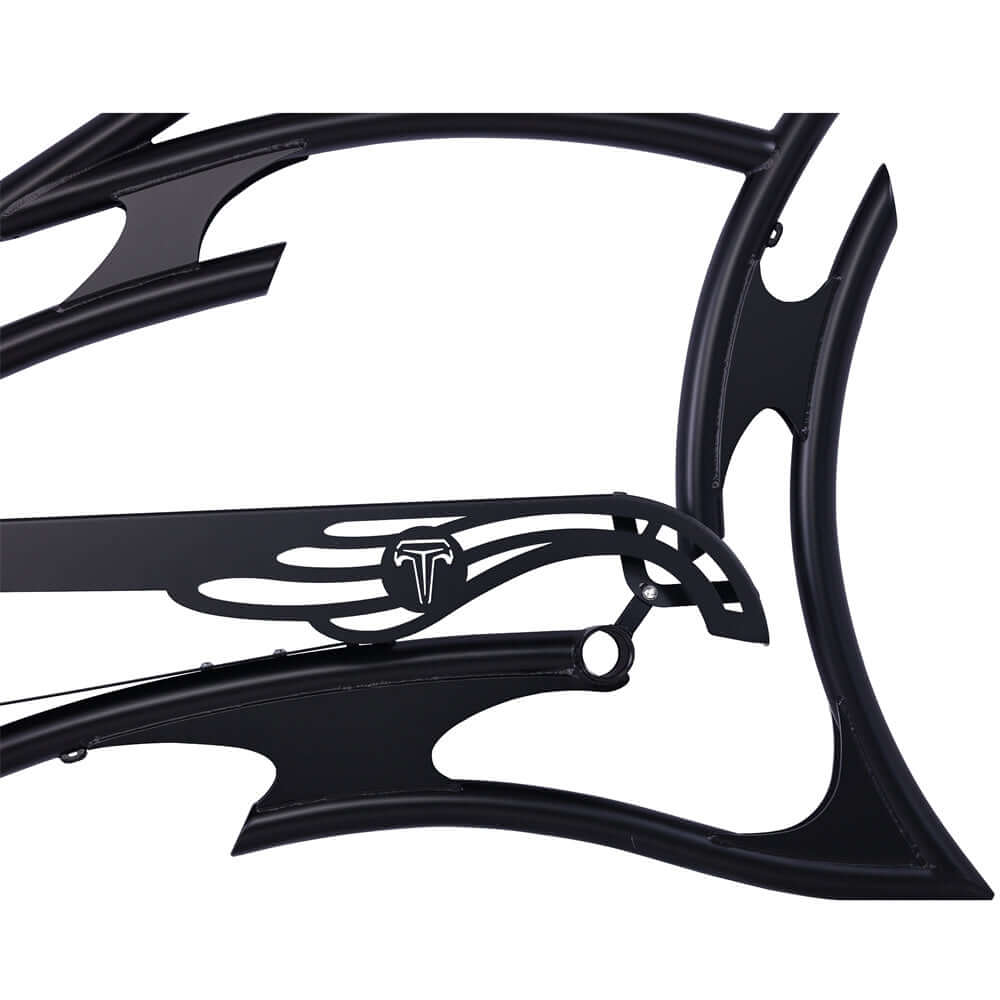 Tracer FM-RAPTOR Ebike Frame 26inch Stretch Chopper for Single Speed/7 Speed Tracer Batteries & Accessories Clear 20