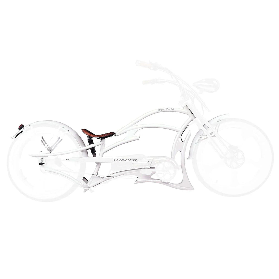 Tracer FM-RAPTOR Ebike Frame 26inch Stretch Chopper for Single Speed/7 Speed Tracer Batteries & Accessories Clear 4